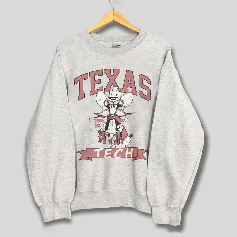 Vintage Texas Tech Sweatshirt, Retro Texas Tech University Shirt For Men Women